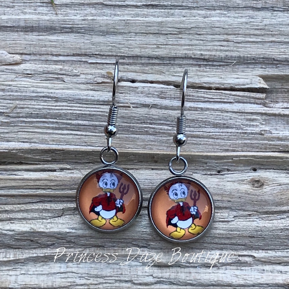 Donald Duck Halloween Dangle Earrings